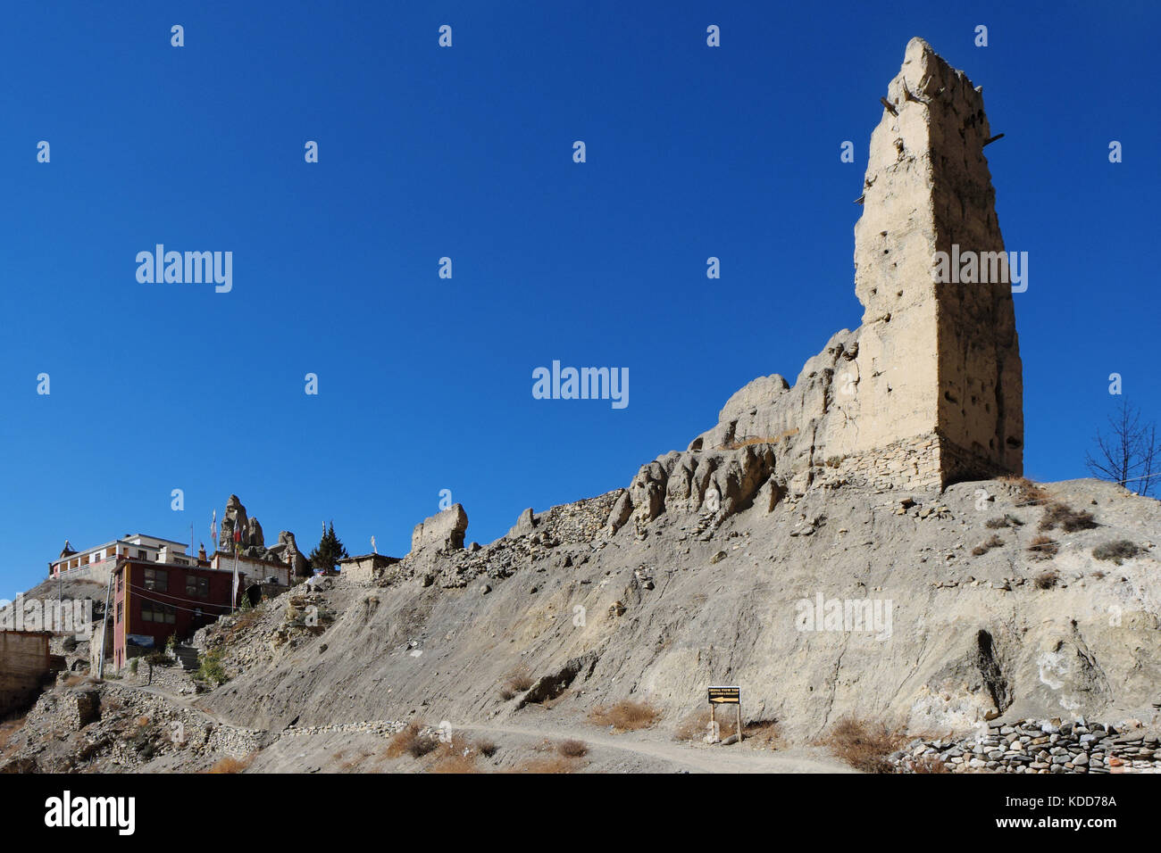 Les ruines d'un ancien monastère bouddhiste Banque D'Images Les ruines d'un ancien monastère bouddhiste Banque D'Images