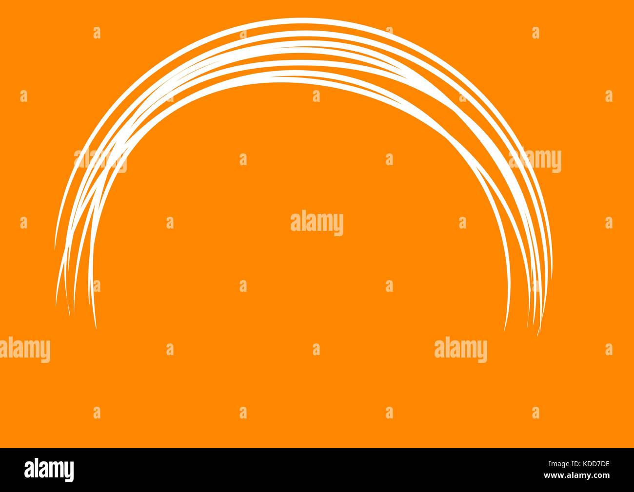 Fond jaune avec des arcs blancs Illustration de Vecteur