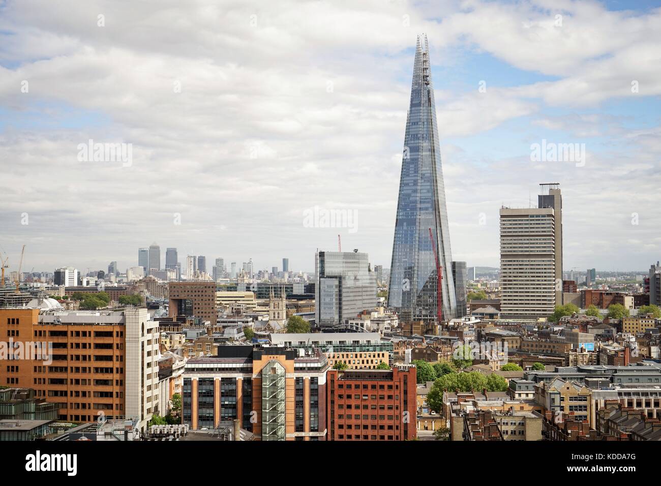 Angleterre : vue sur l'horizon de la ville de Londres - comme vu à partir de la Tate Modern. Photo de 05. Mai 2017. Dans le monde d'utilisation | Banque D'Images