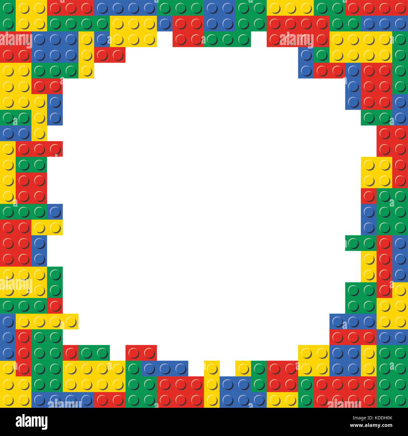 Blocs de construction lego brick border frame background texture