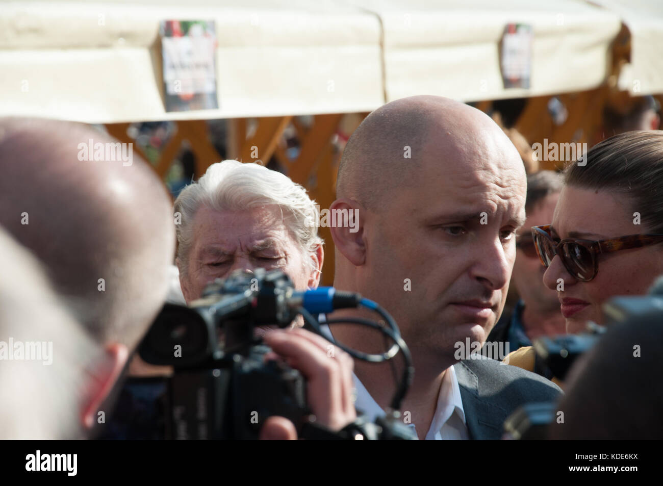 Zagreb, Croatie. 13 oct, 2017. Foire de l'hiver et produits autonomes. crédit : veronika pfeiffer/Alamy live news Banque D'Images