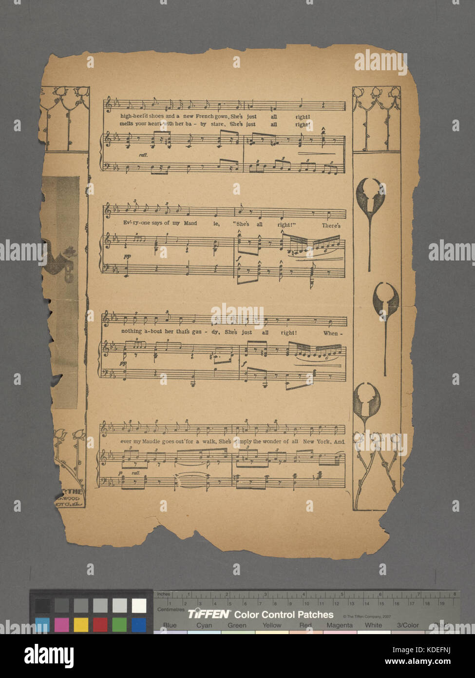 Elle est toute droite (NYPL Hadès 6102111815810) Banque D'Images