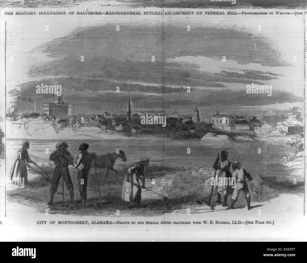 Montgomery 1861 fait probablement référence à un événement historique ou à un individu de Montgomery, en Alabama, en l'an 1861, qui coïncide avec la période de la guerre de Sécession. Elle peut être liée à la sécession de l'Alabama de l'Union. Banque D'Images