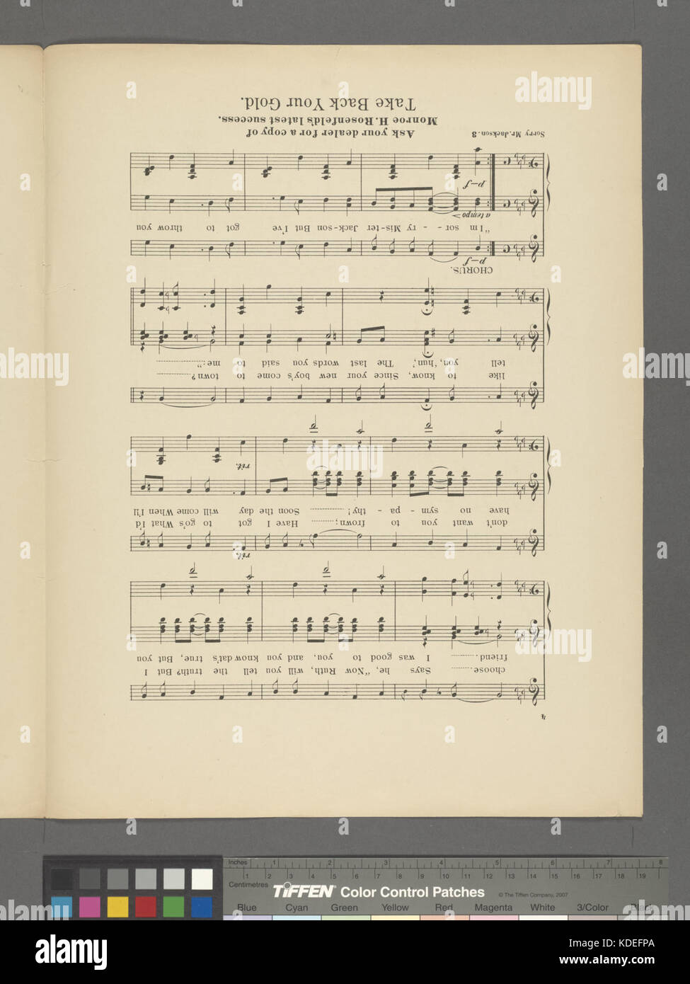 Désolé, M. Jackson, j'ai à vous jeter vers le bas (NYPL Hadès 6102261817146) Banque D'Images