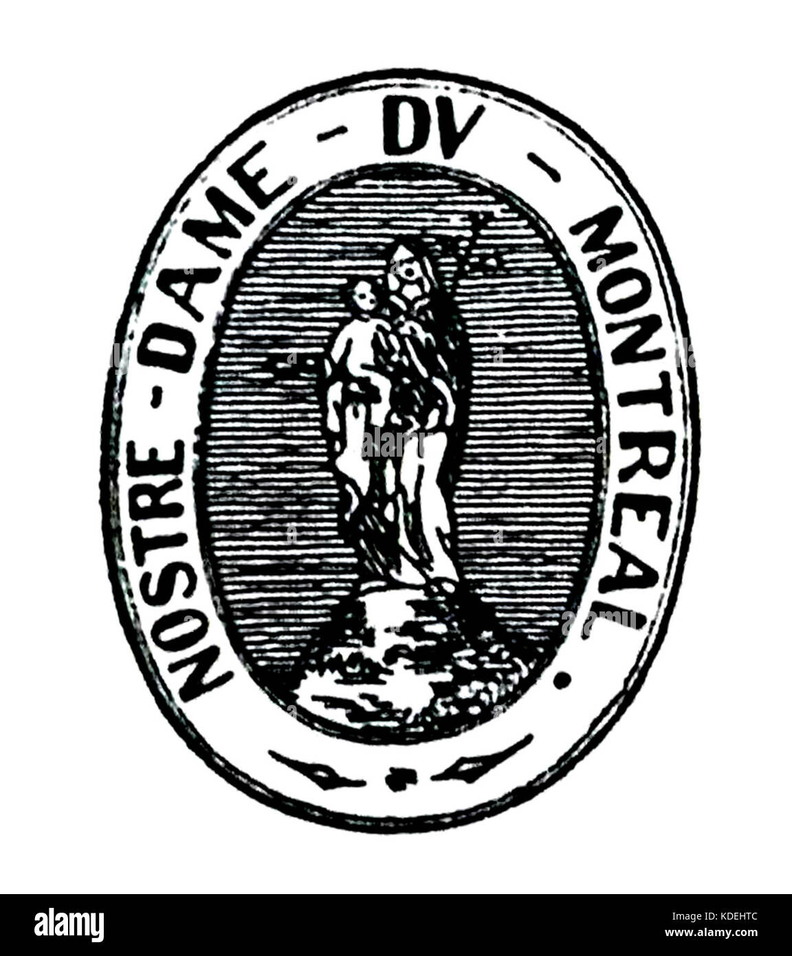 Notre Dame de Montréal Banque D'Images