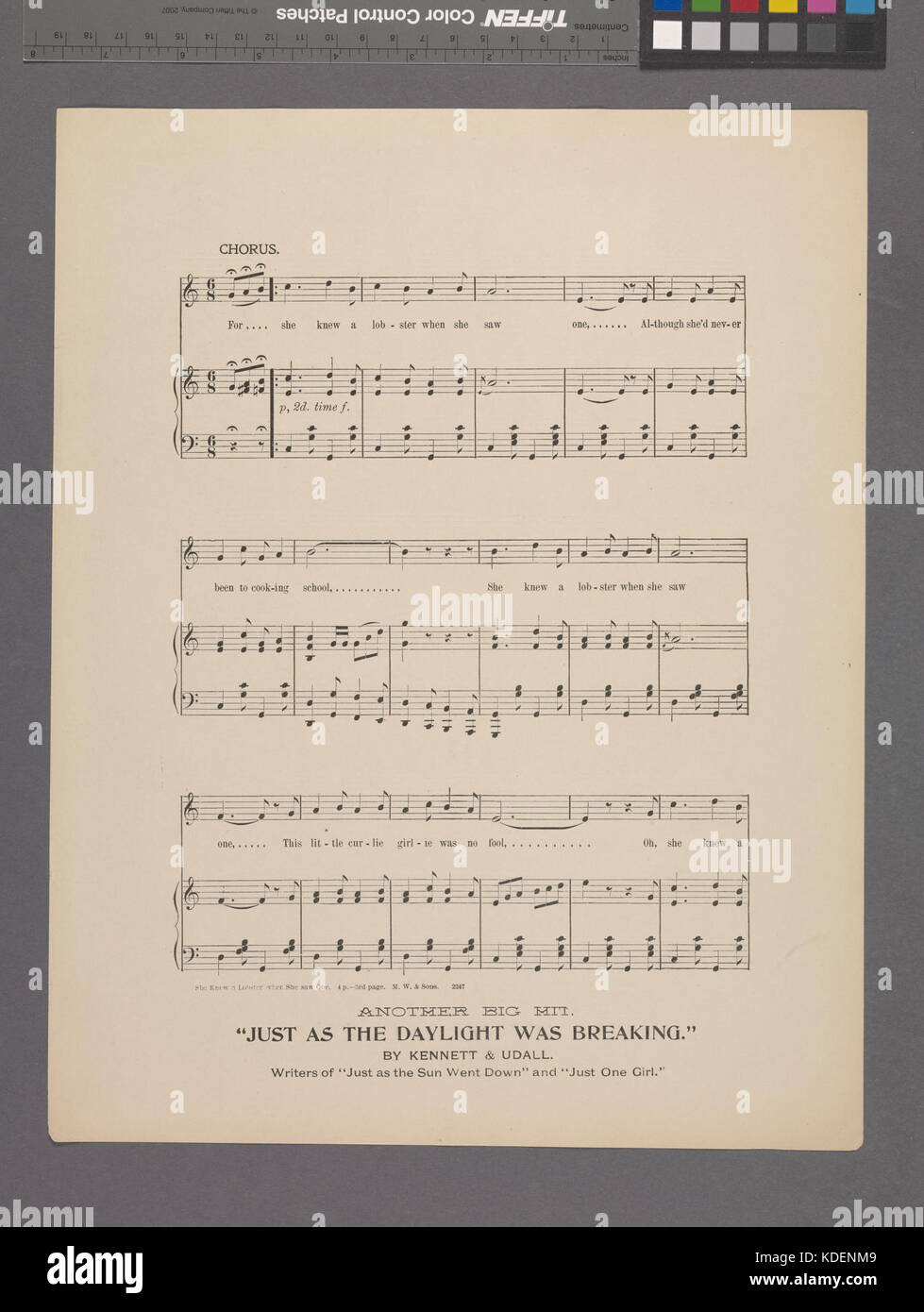 Elle savait qu'un homard quand elle a vu un (NYPL Hadès 6096201995060) Banque D'Images