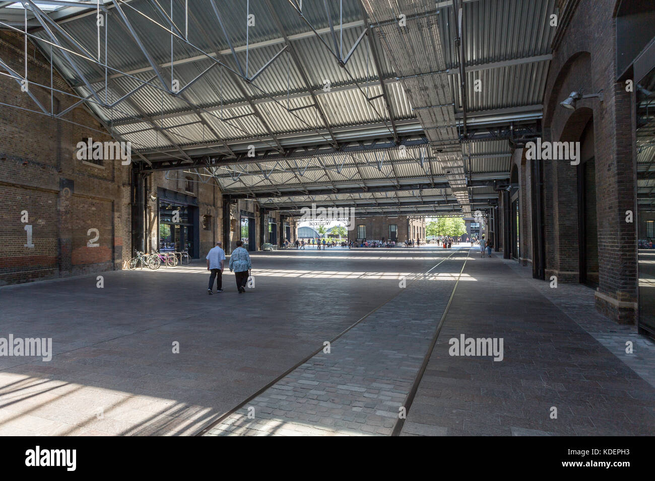 Westside Canopy par Midland Marchandises Shed, King's Cross, Londres, UK Banque D'Images