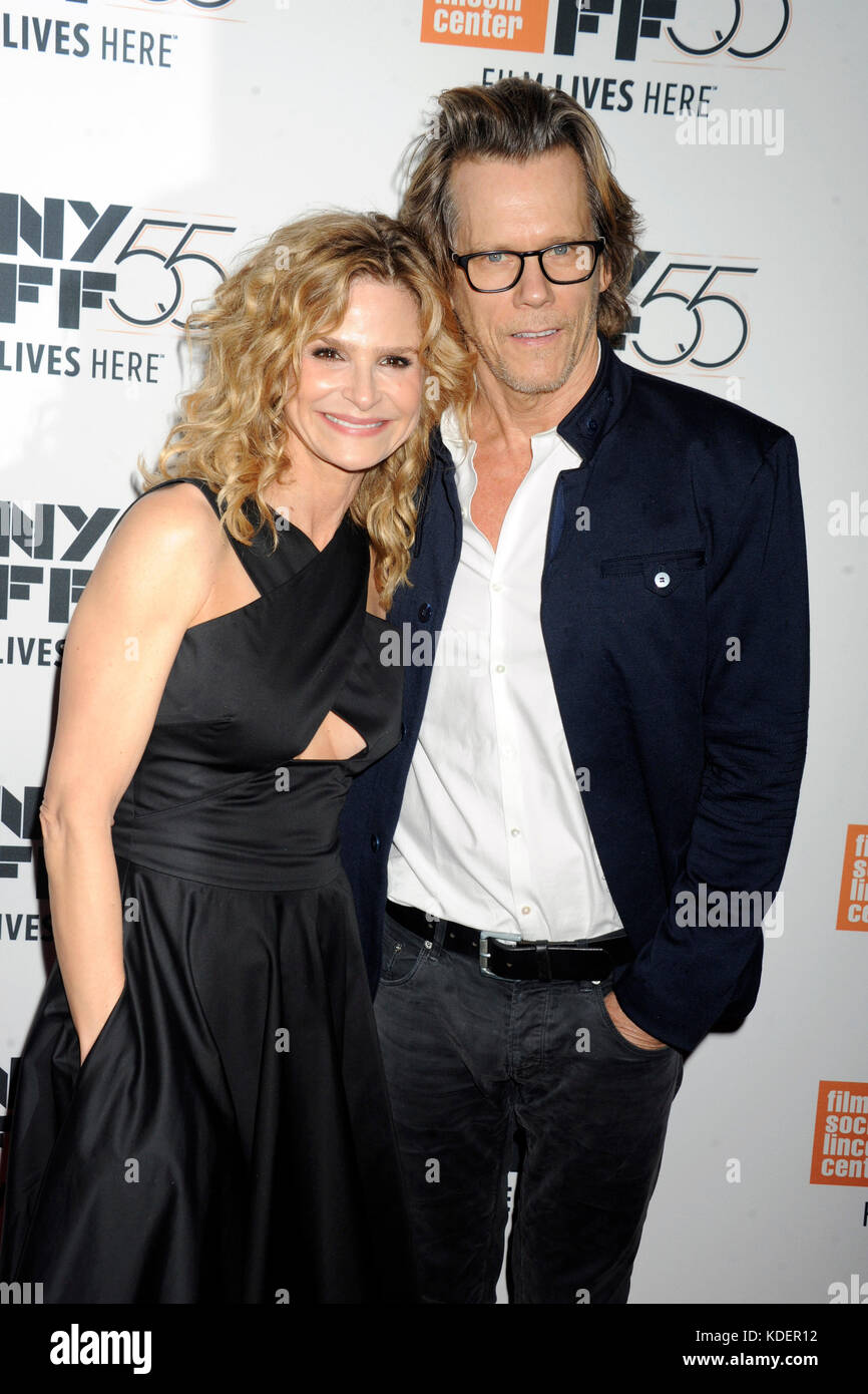 Kyra Sedgwick et Kevin Bacon assister à 'Joan Didion : le centre ne sera pas hold' premiere pendant le 55e festival du film de new york à l'Alice Tully Hall, le 11 octobre 2017 dans la ville de New York. Banque D'Images