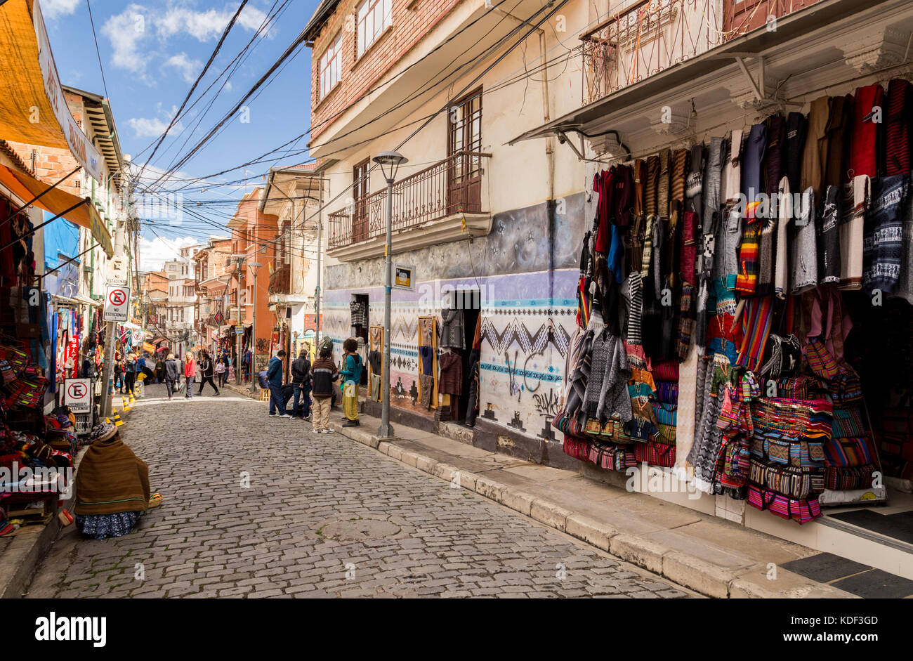 Marché des sorcières, La Paz, Bolivie Banque D'Images