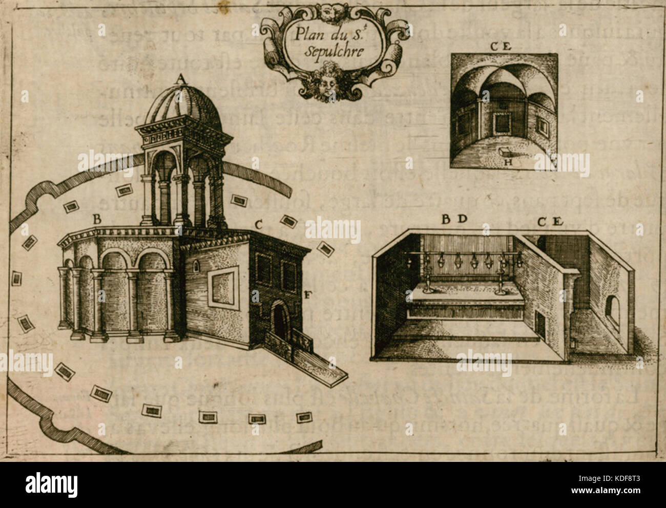 Saincte Chapelle au Sainct Sepulchre Henri de Beauvau 1615 Banque D'Images