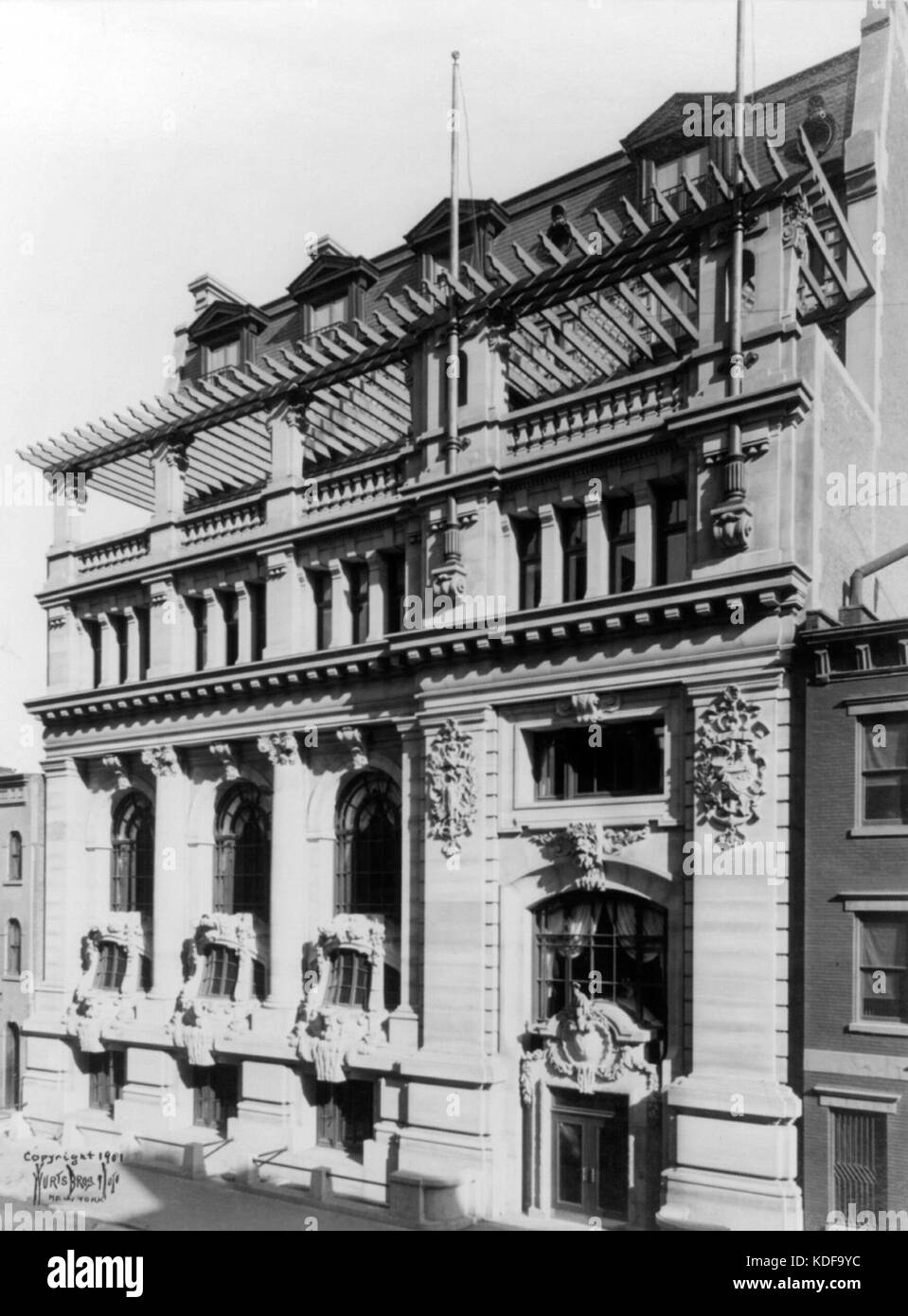 New York Yacht Club, 1901 CPH.3b18785 Banque D'Images