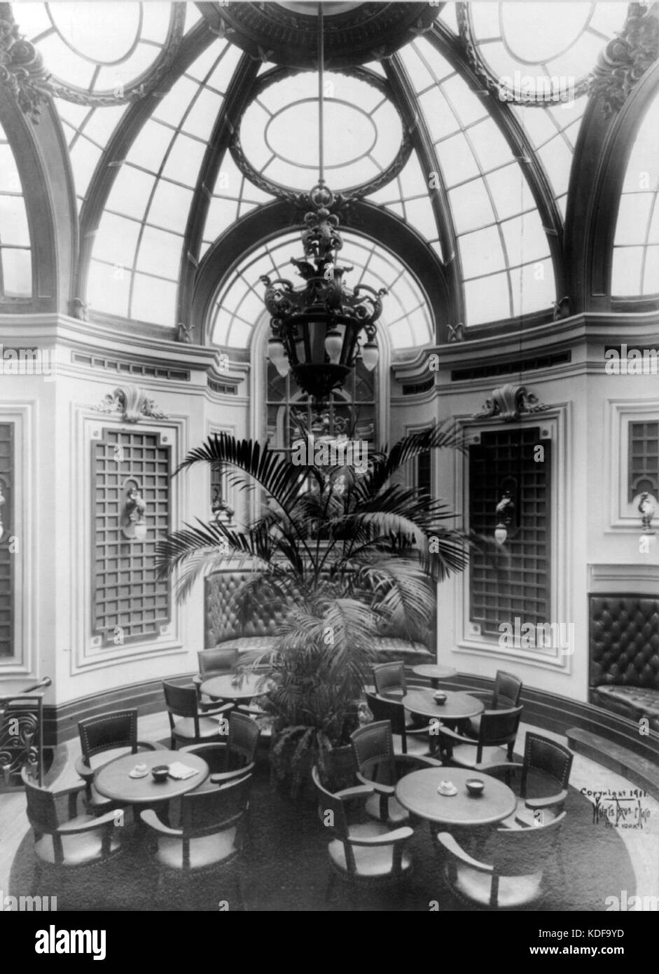 New York Yacht Club de l'intérieur, 1901 CPH.3b18786 Banque D'Images