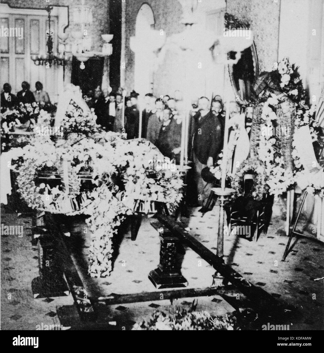 Située dans la région de USS Maine dead Havane Cuba 1898 0217 Banque D'Images