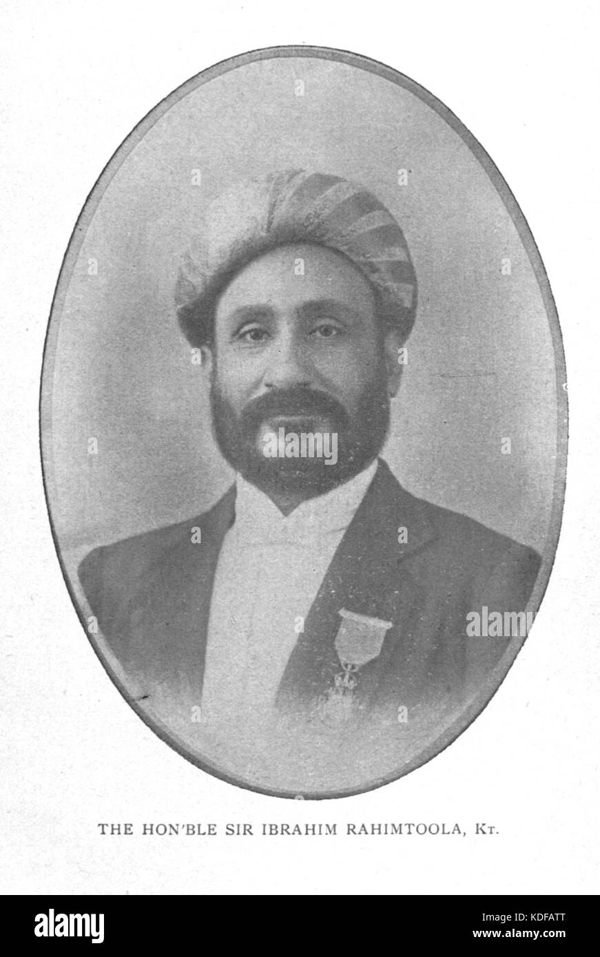 Monsieur Ibrahim Rahimtoola Banque D'Images