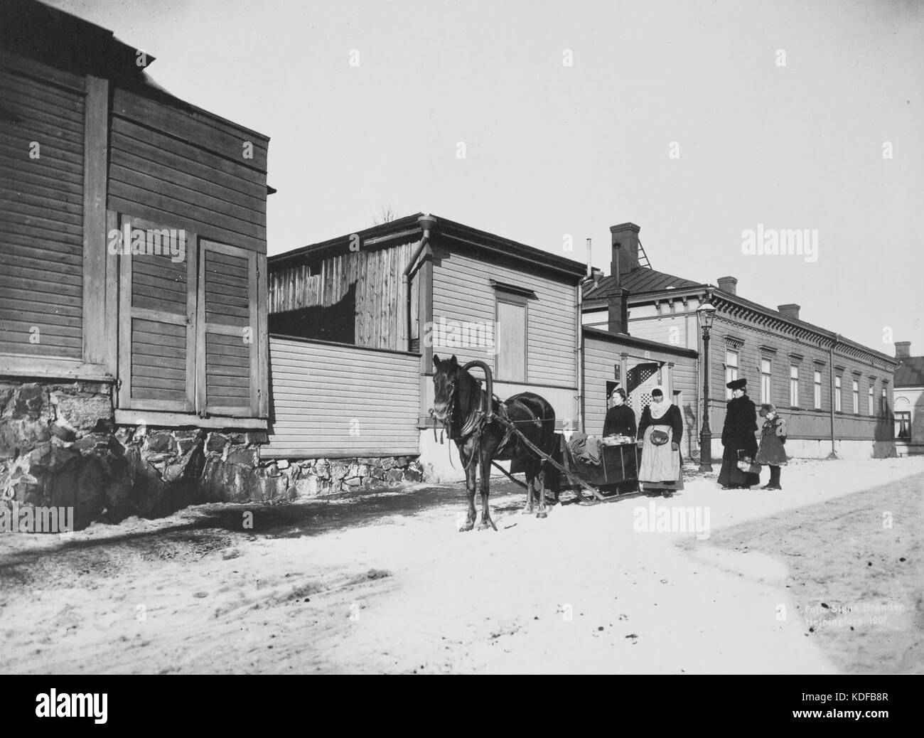 Meritullinkatu 30 32, Helsinki 1907 Banque D'Images