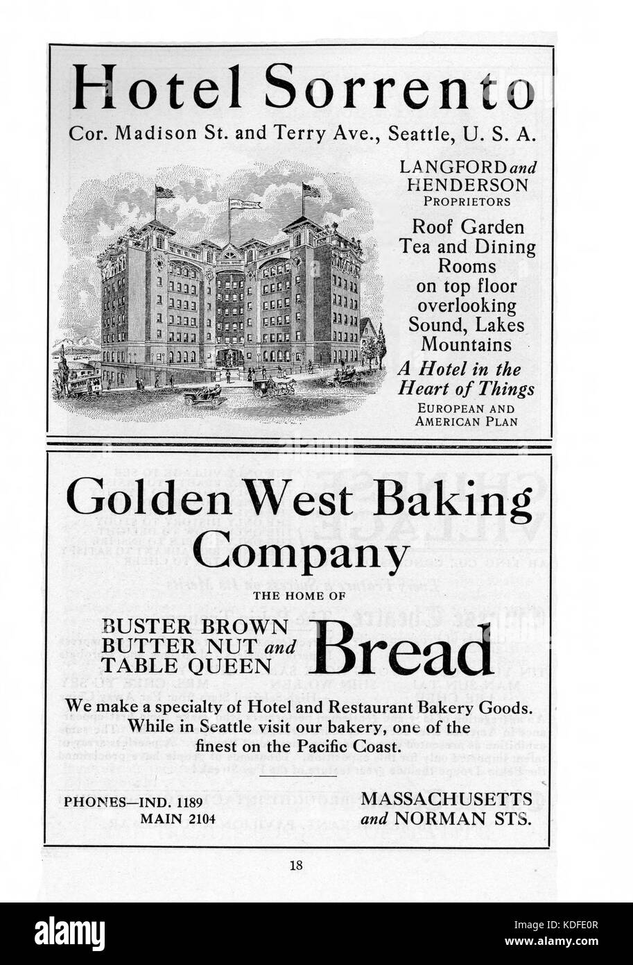 Guide officiel de l'exposition Alaska Yukon Pacific Seattle, Washington, 1 juin au 16 Octobre 1909 Page 18 Banque D'Images