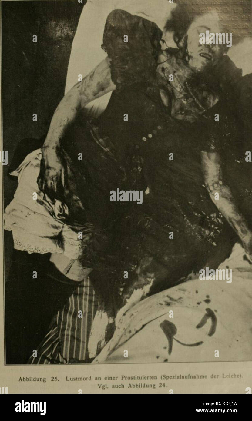 Scène de meurtre 03 avant 1910 Banque D'Images