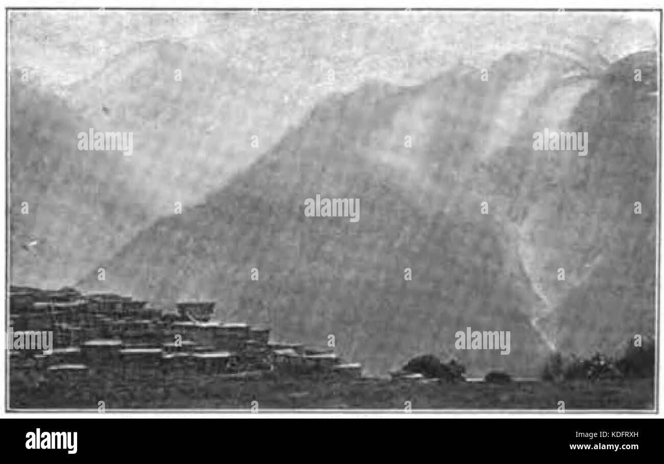 Géographie Maury 109B Himalaya Banque D'Images