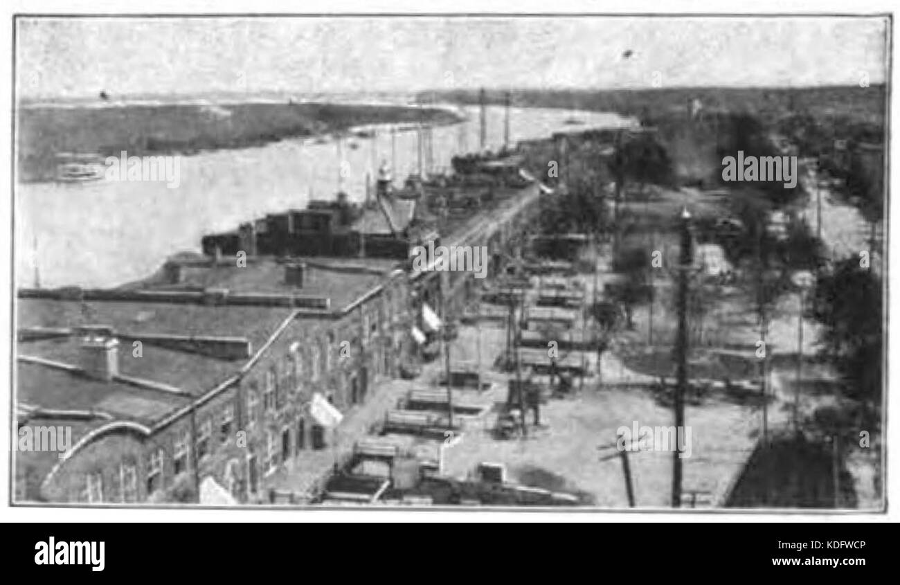 Géographie Maury 014D Savannah River Banque D'Images