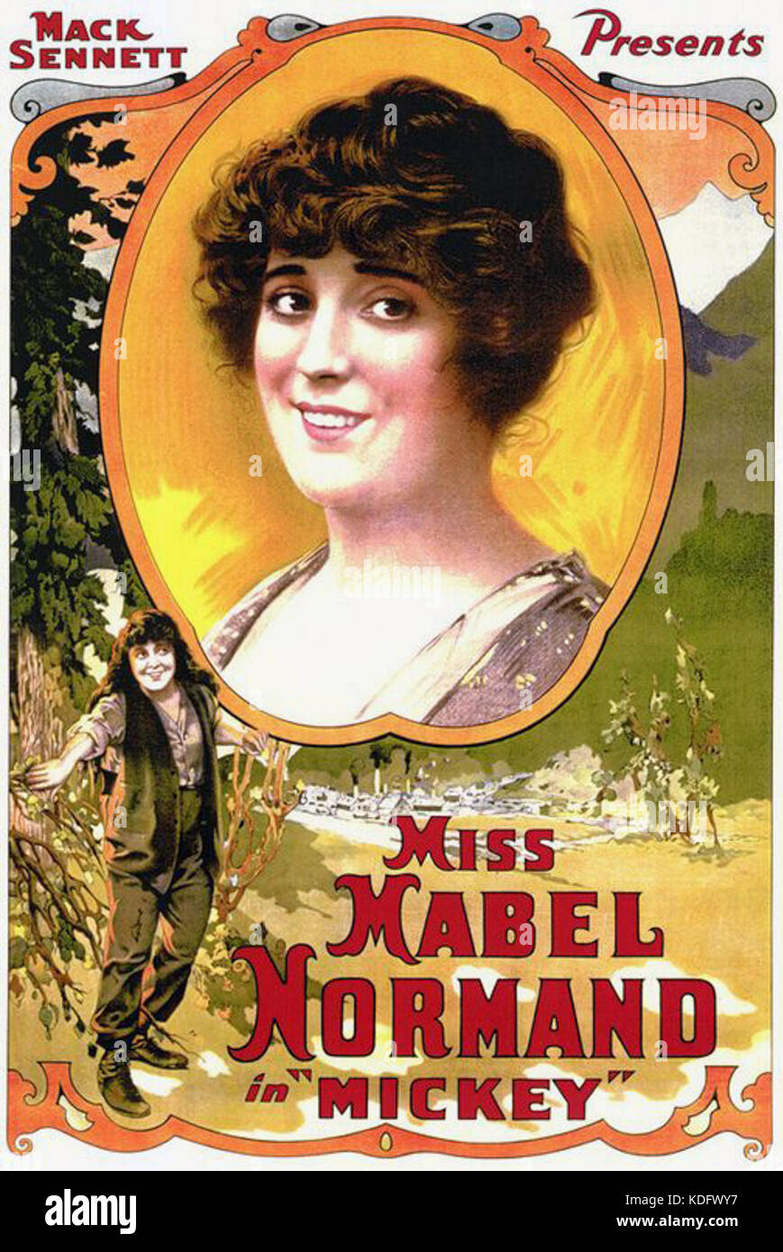 Mickeyposter Banque D'Images