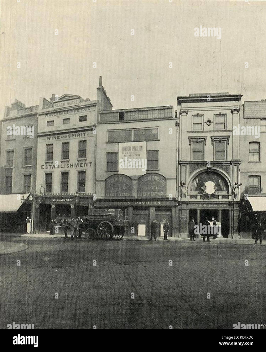 Old London Pavilion Banque D'Images