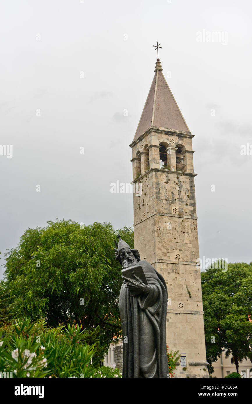 Statue de Grégoire de Nin, par Ivan Mestrovic, Split, Croatie Banque D'Images