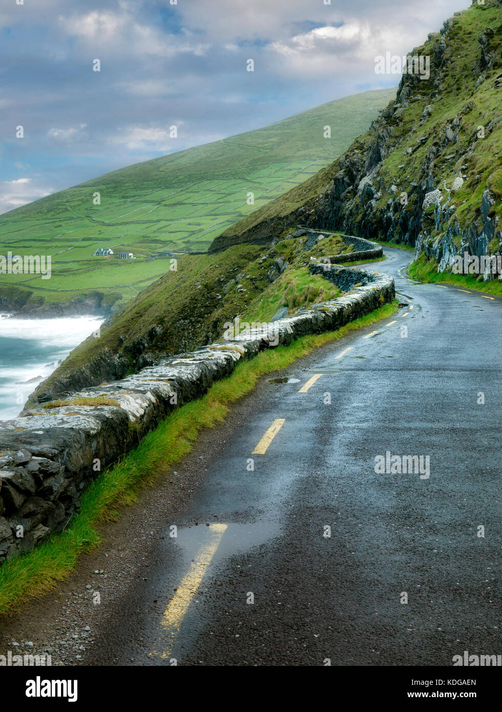 Slea Head Road. Comté de Kerry, Irlande Banque D'Images