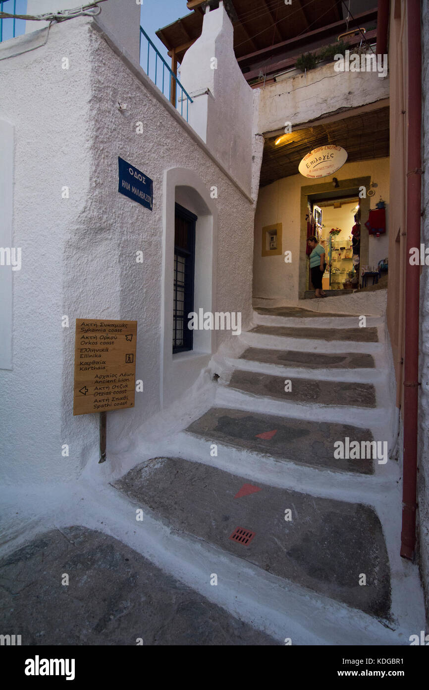 L'île de Kéa, Grèce Banque D'Images