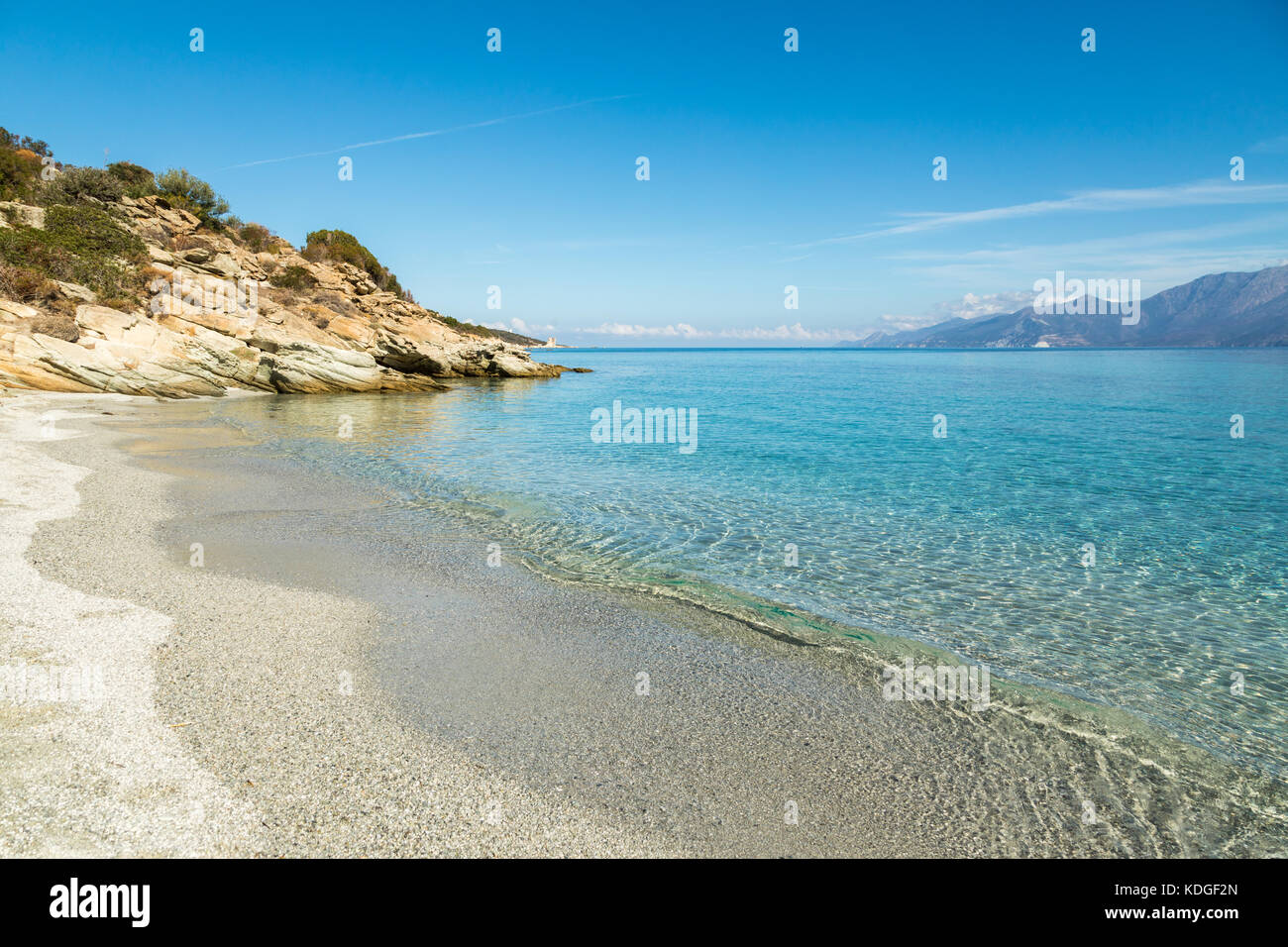 Amazin Turquoise Plage Près De St Florent En Corse France