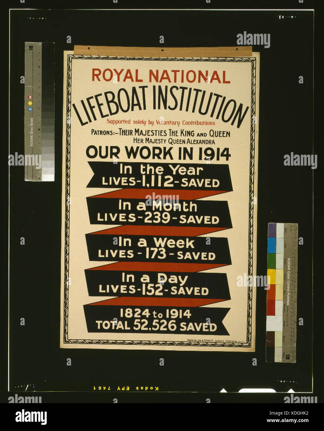 Royal National Lifeboat Institution. Notre travail en 1914 RCAC2003675271 Banque D'Images