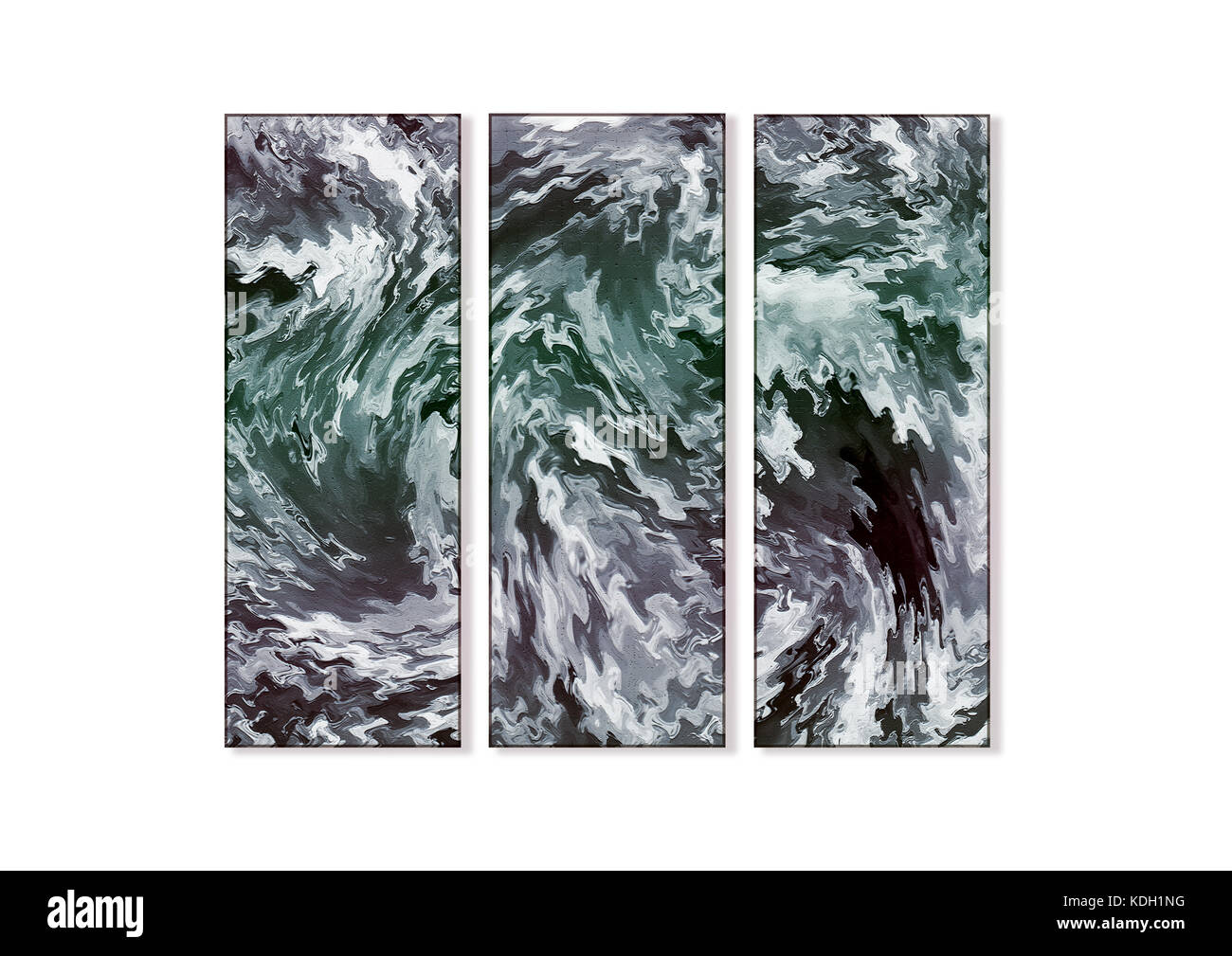 Triptyque abstract background Banque D'Images