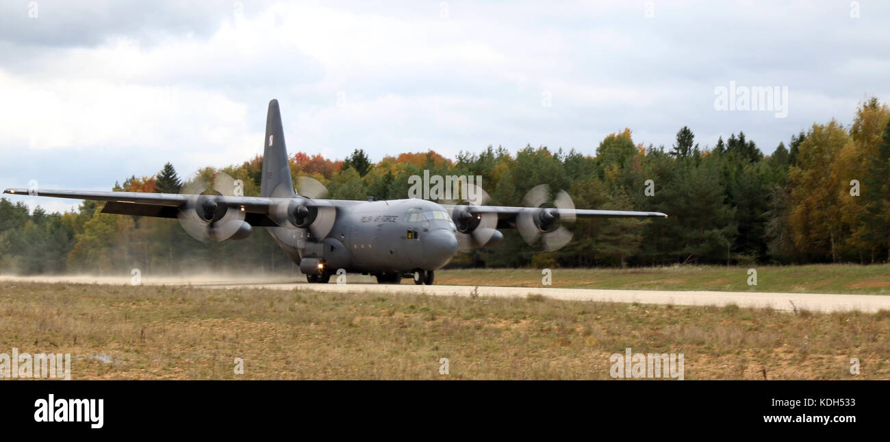 Polish Air Force C-130 Hercules Banque D'Images