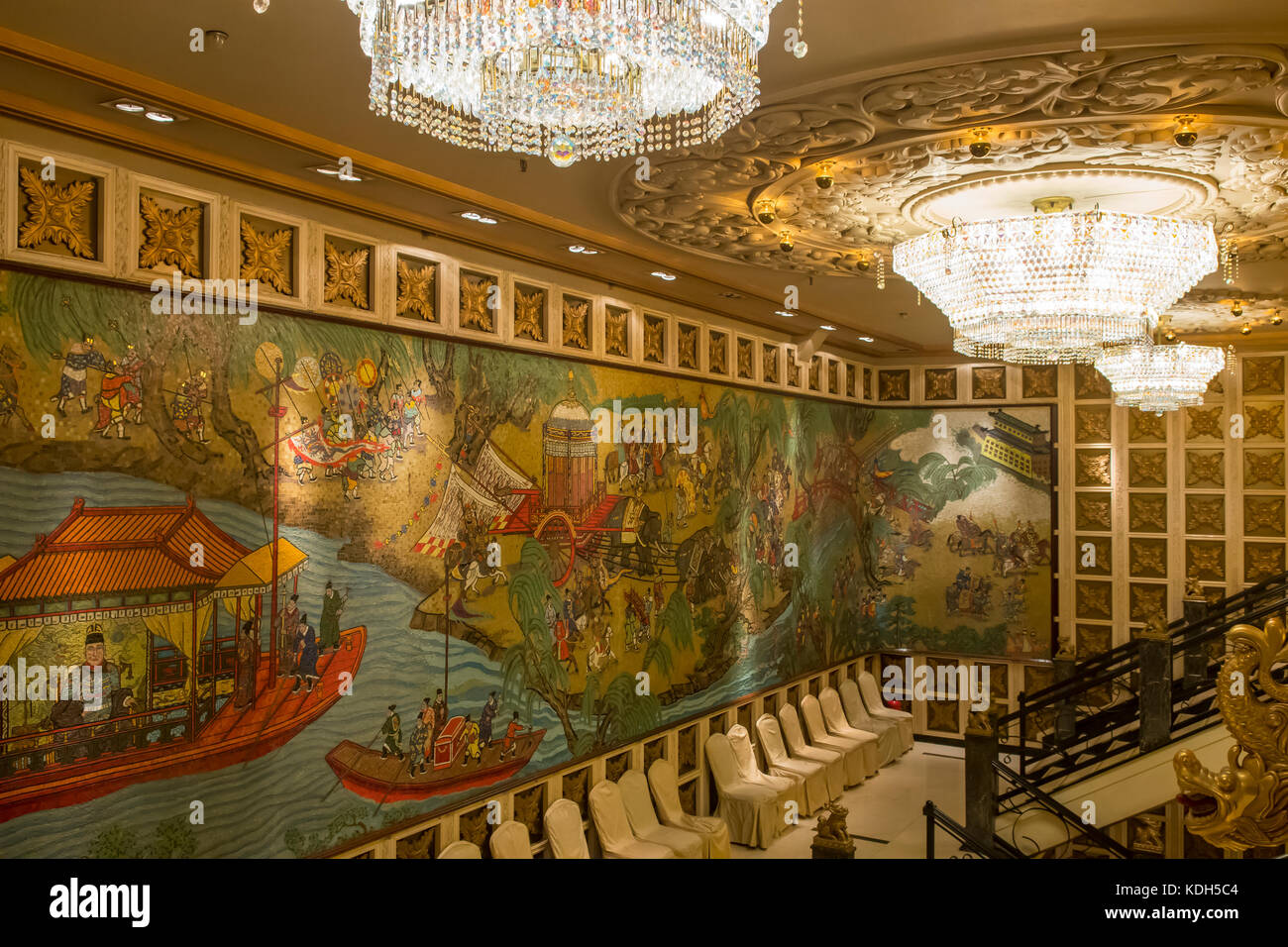 Restaurant Jumbo Floating, Aberdeen, Hong Kong, Chine Banque D'Images