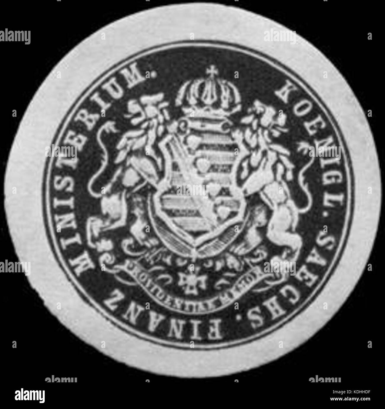Siegelmarke Koenigl. Saech. Finanz Ministerium W0312851 Banque D'Images Siegelmarke Koenigl. Saech. Finanz Ministerium W0312851 Banque D'Images