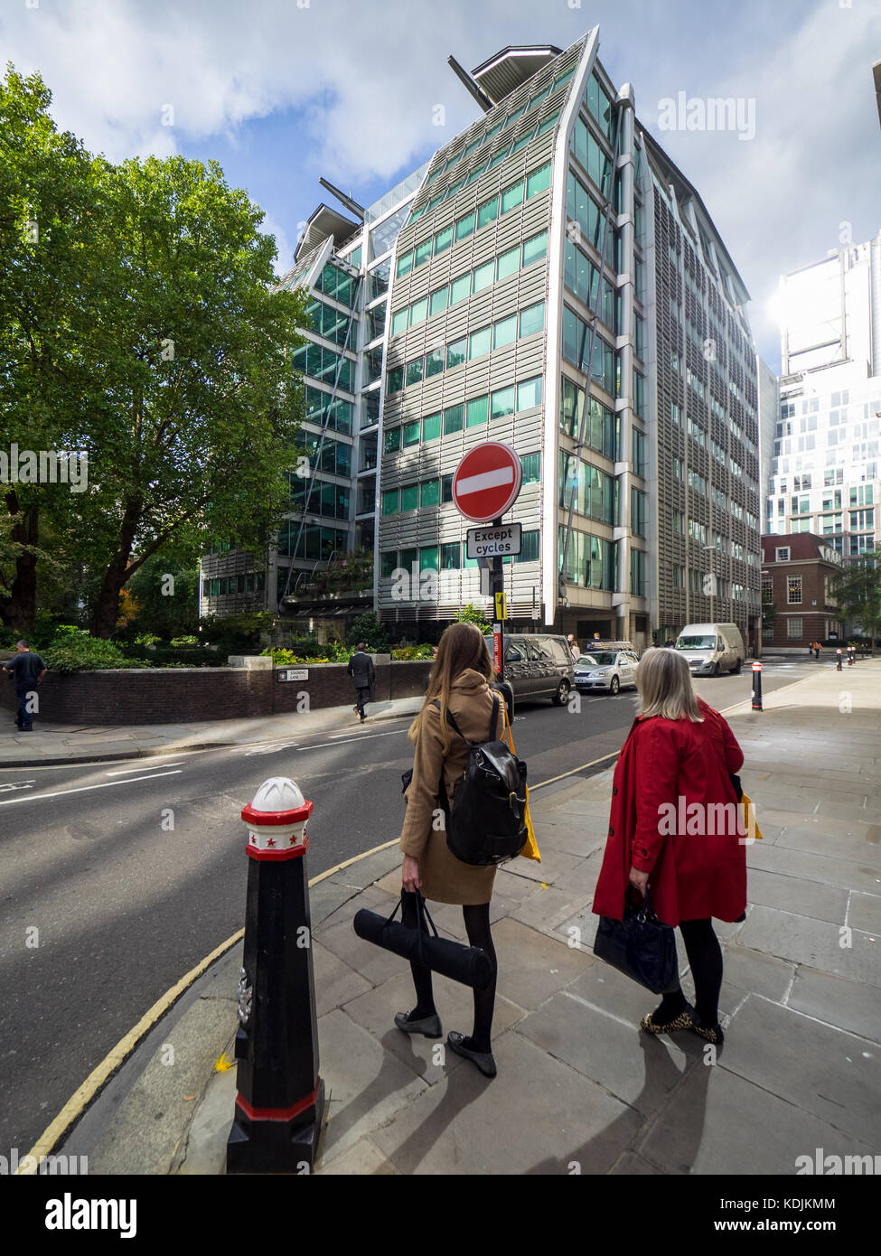 La Lloyds Bank Head Office / Siège à Gresham Street au centre de Londres, UK Banque D'Images