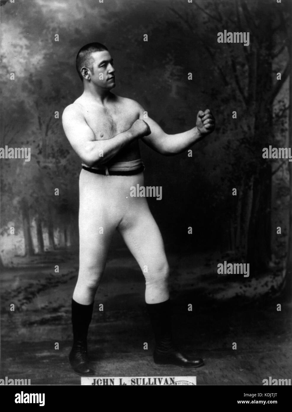 John L. Sullivan cph.3b11220 Banque D'Images