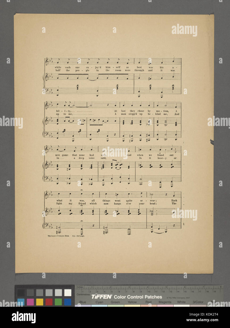 Cette image ludique de la collection NYPL dépeint un moment léger souvent associé à l'interaction entre parents et bébés. L'expression « goo goo yeux » fait référence à l'expression affectueuse et ludique du visage envers un bébé. Banque D'Images