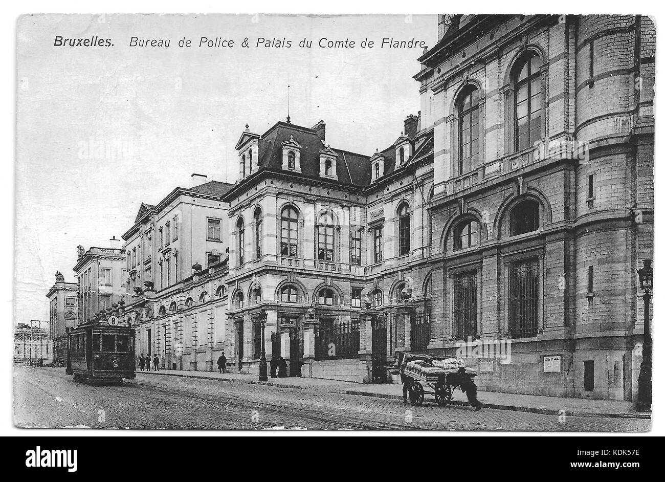 Paleis van de Graaf van Vlaanderen en Brussel Banque D'Images