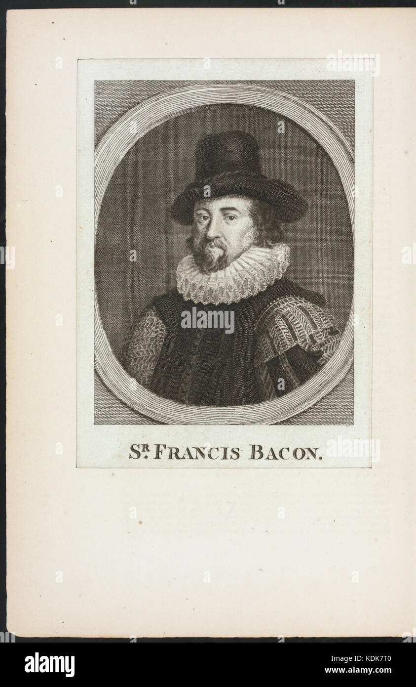 Sir Francis Bacon (NYPL Hadès 256384 EM14631) Banque D'Images