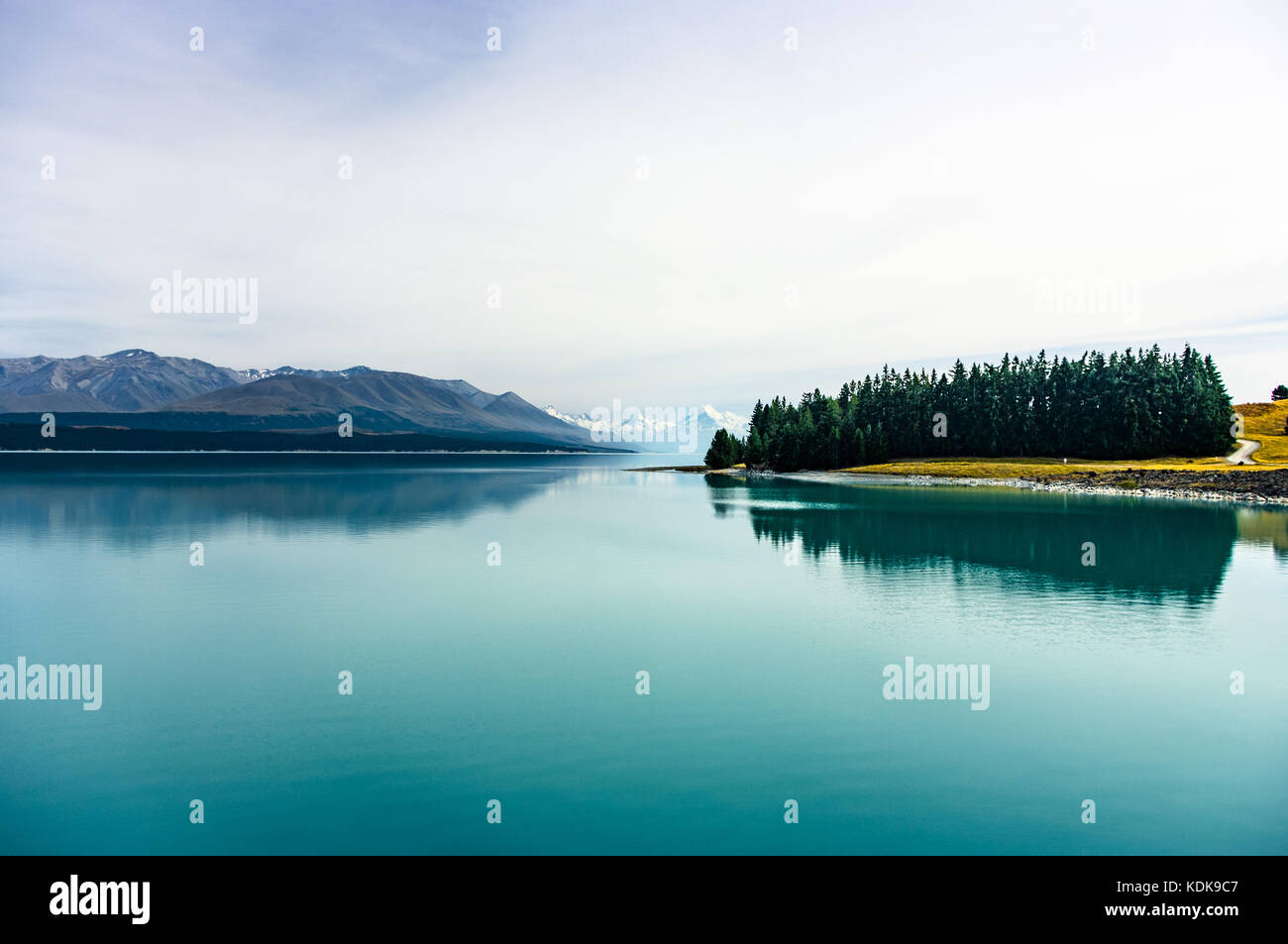 Nz alpes du sud au soleil Banque de photographies et d’images à haute résolution Alamy