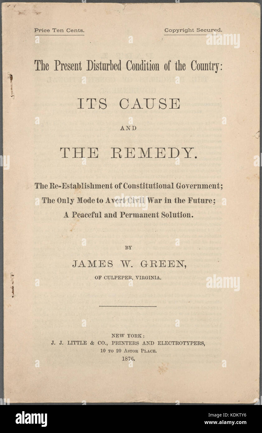 Des brochures concernant le dépouillement des bulletins électoraux (NYPL b11652246 5023272) Banque D'Images