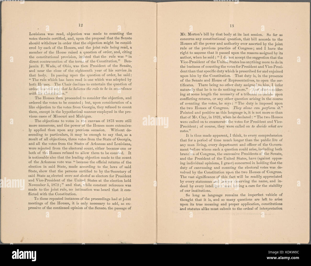 Des brochures concernant le dépouillement des bulletins électoraux (NYPL b11652246 5023304) Banque D'Images