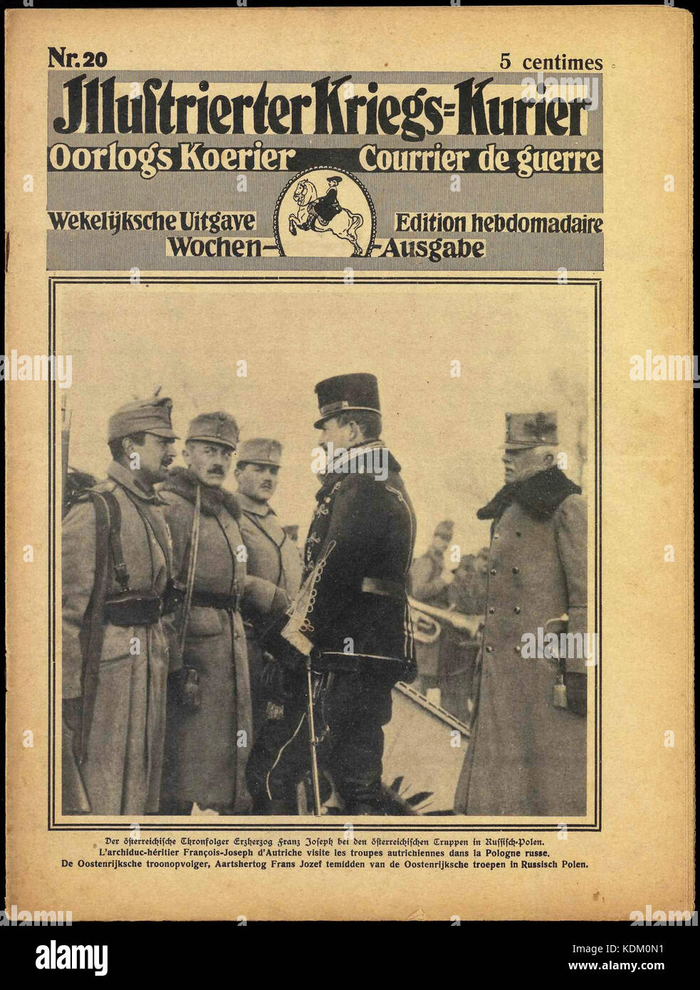 Illustrierter Kriegs Kurier 2. Jahrgang Nr.20 305 Banque D'Images