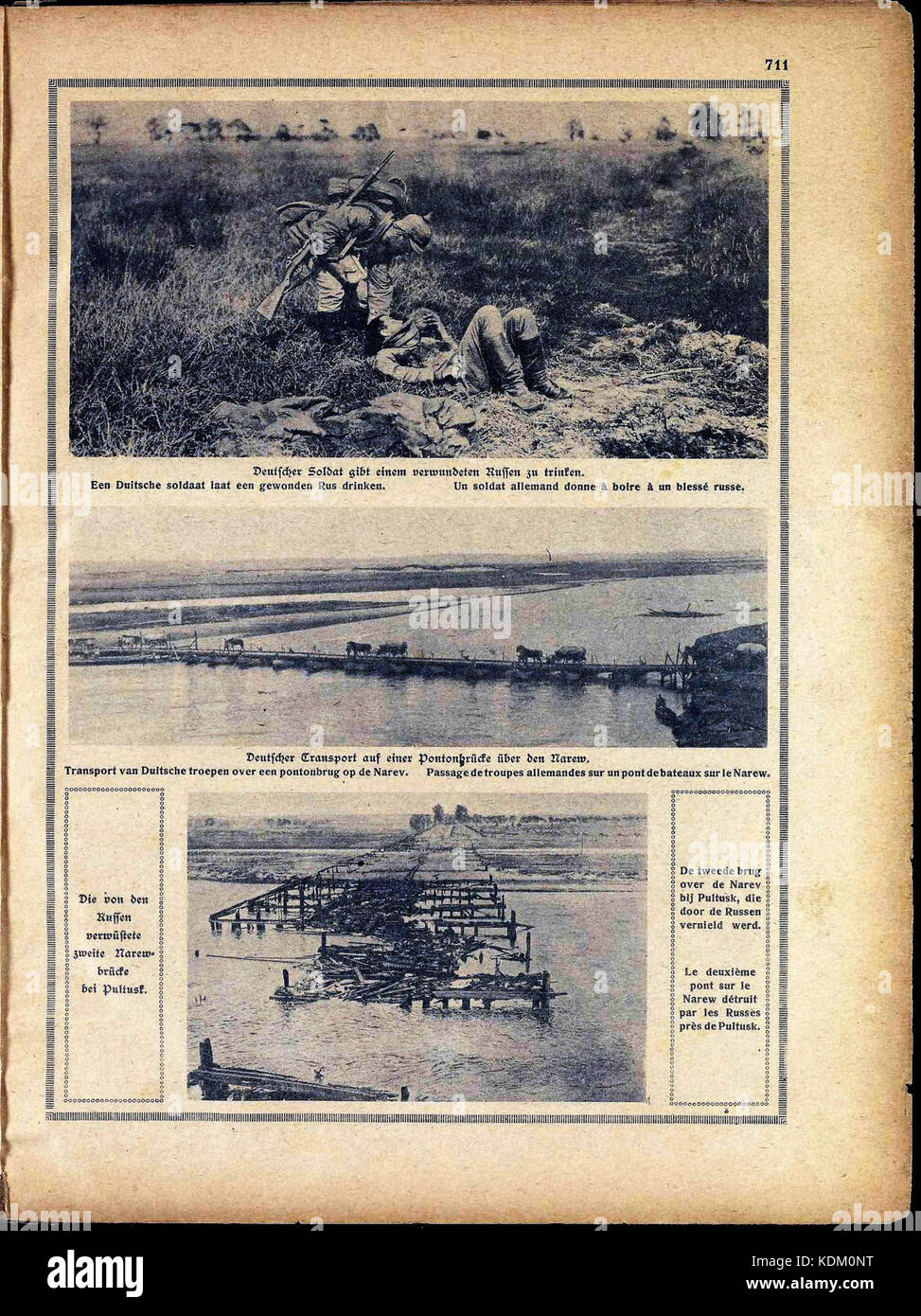 Un numéro de 'Illustrierter Kriegs Kurier', volume 2, numéro 45, présentant des illustrations et des nouvelles de la période de la première Guerre mondiale. Banque D'Images