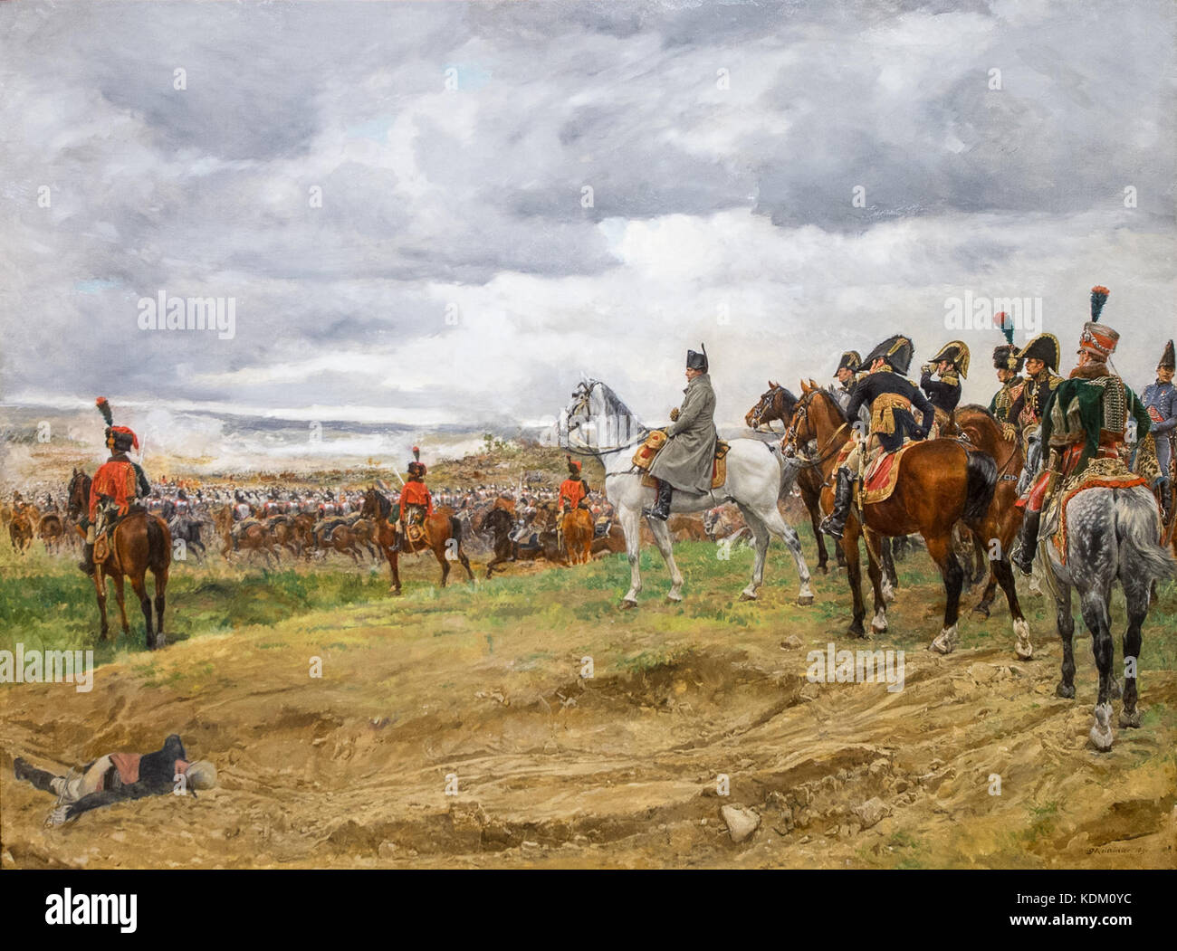 Jean Louis Ernest1806Messionier Jena Banque D'Images