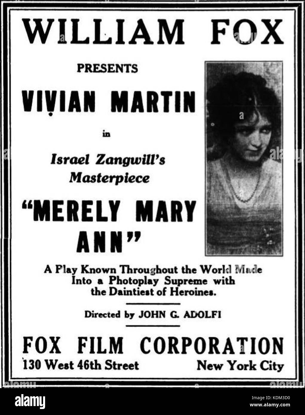 Mary Ann simplement (1916) 1 Banque D'Images