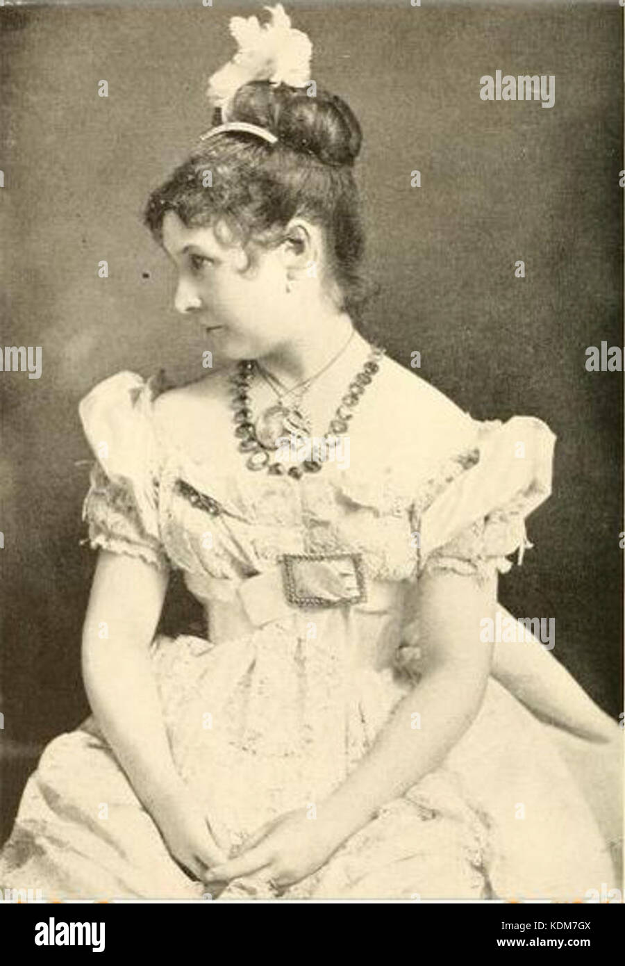Mme Howard Ganson White Banque D'Images