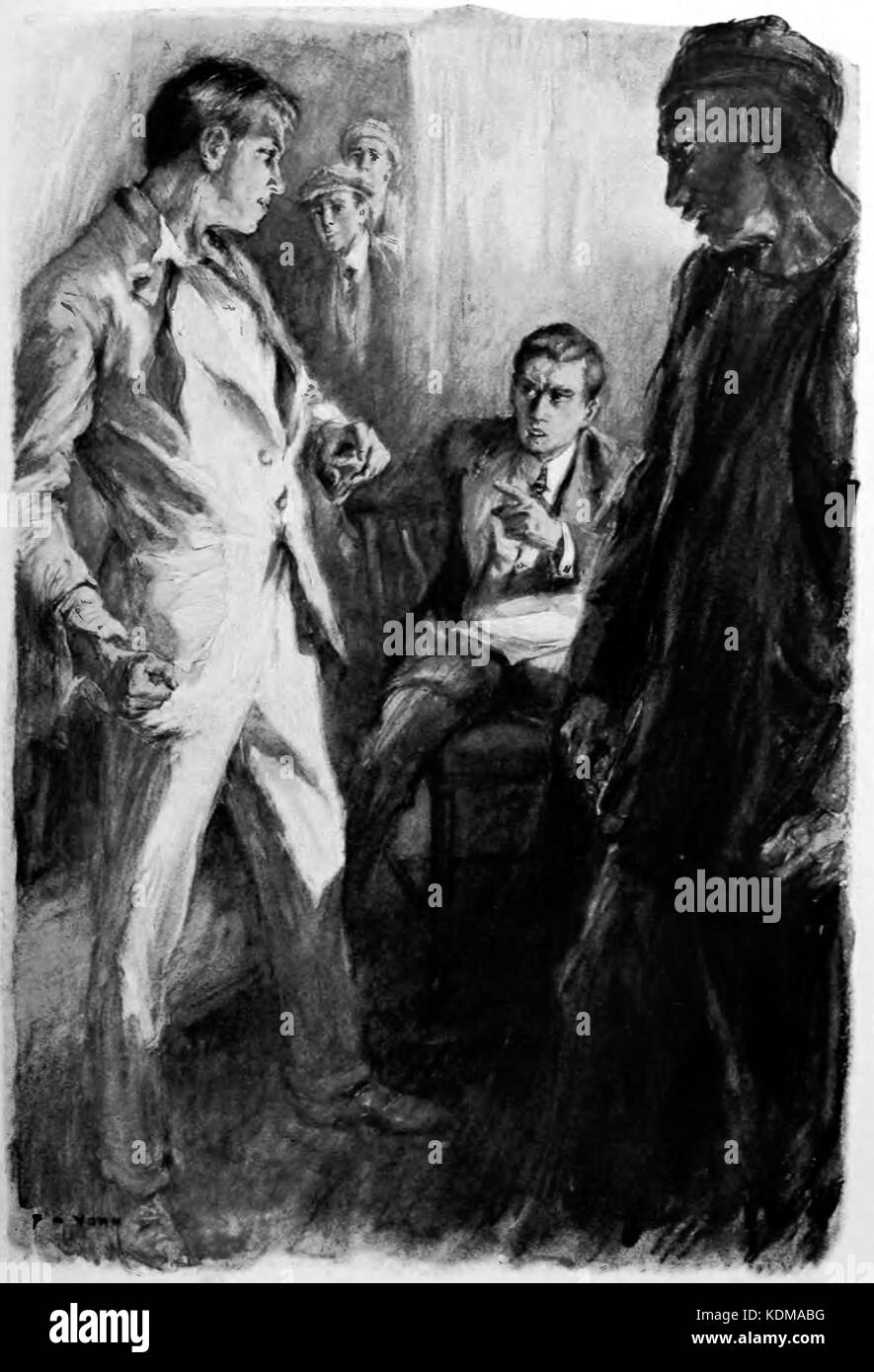 P711 Scribner's Magazine, juin 1916 son code d'honneur Banque D'Images