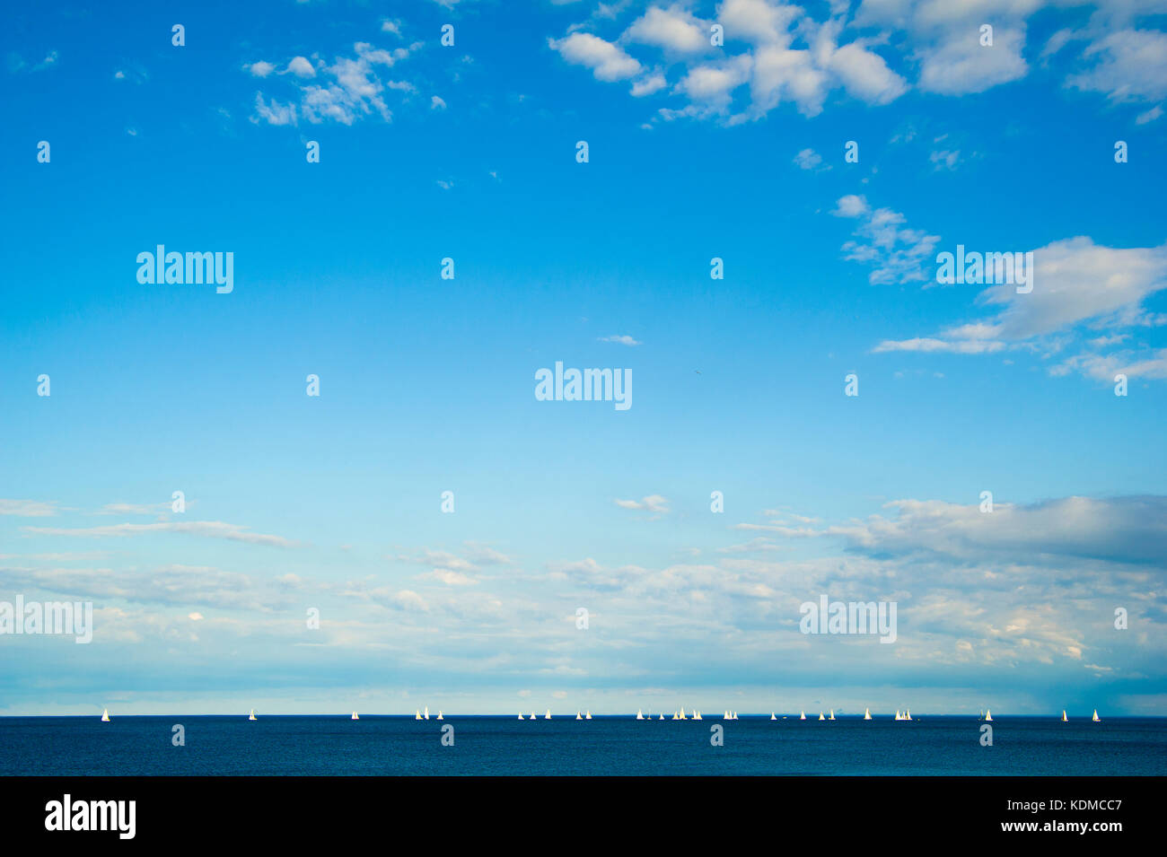 Vente blanc sur le lac Ontario Banque D'Images