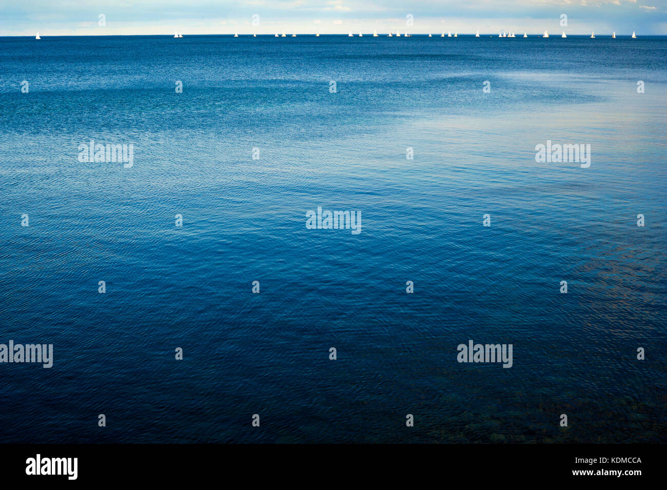 Vente blanc sur le lac Ontario Banque D'Images